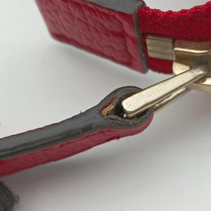 Pre-owned Gucci interlocking G Charmy Red Leather 449659 handbag | stylenewstar