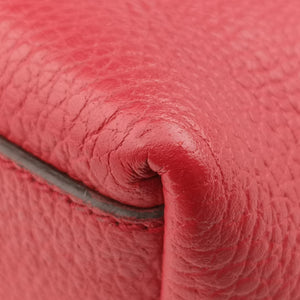 Pre-owned Gucci interlocking G Charmy Red Leather 449659 handbag | stylenewstar