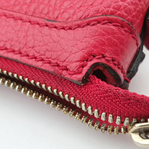 Pre-owned Gucci interlocking G Charmy Red Leather 449659 handbag | stylenewstar