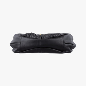 Pre-owned Yves Saint Laurent Saharienne Black Leather 139259 shoulderbag | stylenewstar