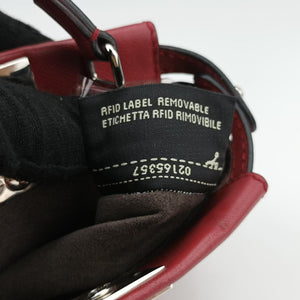 Pre-owned Fendi Micro Peekaboo Red×multi lambskin 8M0355 shoulderbag | stylenewstar