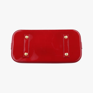 Pre-owned Louis Vuitton Alma PM pomme d'amour Vernis M90096 handbag | stylenewstar