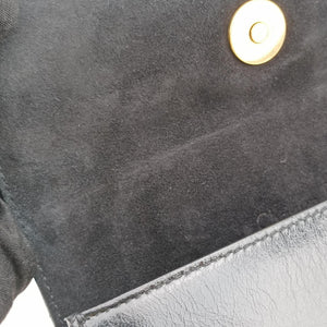 Vintage Christian Dior Saddle Black Leather bum bag/waist bag | stylenewstar