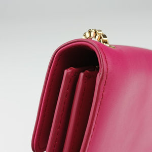 Pre-owned Ferragamo Thalia Rose Leather shoulderbag | stylenewstar