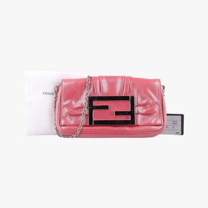 Secondhand Fendi Mia Pochette Pink Leather 8BP046 shoulderbag | stylenewstar