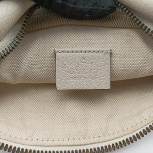 Secondhand Gucci Print White Leather 527792 bum bag/waist bag | stylenewstar