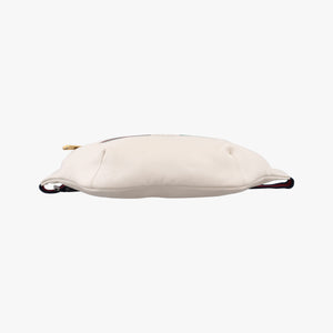 Pre-owned Gucci Print White Leather 530412 bum bag/waist bag | stylenewstar