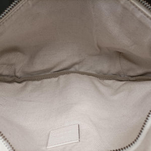 Pre-owned Gucci Print White Leather 530412 bum bag/waist bag | stylenewstar