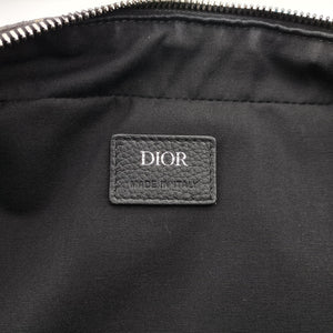 Secondhand Christian Dior Safari Oblique Navy×Gray jacquard shoulderbag | stylenewstar