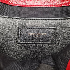 Pre-owned Yves Saint Laurent Niki Red Leather 533037 shoulderbag | stylenewstar