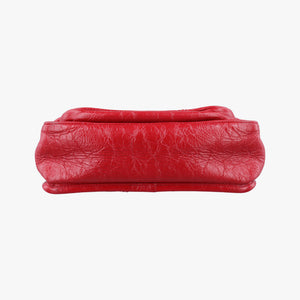 Pre-owned Yves Saint Laurent Niki Red Leather 533037 shoulderbag | stylenewstar