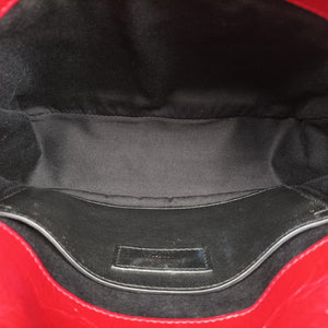 Pre-owned Yves Saint Laurent Niki Red Leather 533037 shoulderbag | stylenewstar