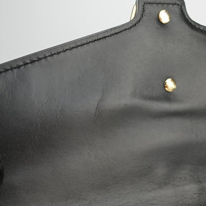 Pre-owned Gucci Sylvie Black Leather 421882 shoulderbag | stylenewstar