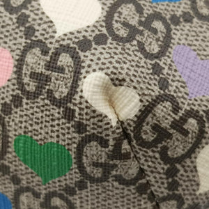 Pre-owned Gucci kids GG Top strawberry Print beige×multi PVC coated canvas 502095 bum bag/waist bag | stylenewstar