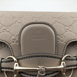 Vintage Gucci Emily Beige Leather 295402 shoulderbag | stylenewstar