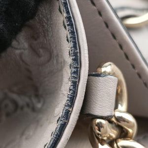 Vintage Gucci Emily Beige Leather 295402 shoulderbag | stylenewstar