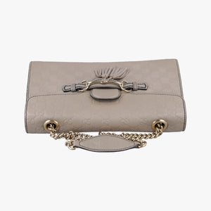 Vintage Gucci Emily Beige Leather 295402 shoulderbag | stylenewstar