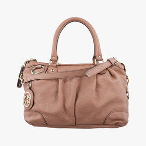 Pre-owned Gucci Sukey Beige Leather 247902 shoulderbag | stylenewstar