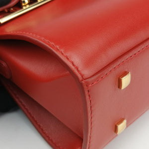 Pre-owned Delvaux Tampete Red Leather shoulderbag | stylenewstar