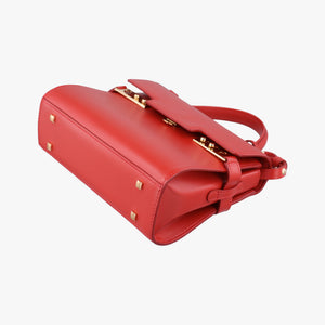 Pre-owned Delvaux Tampete Red Leather shoulderbag | stylenewstar