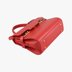 Pre-owned Delvaux Tampete Red Leather shoulderbag | stylenewstar