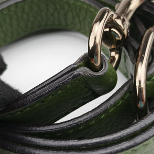 Vintage Gucci Bamboo Shopper Green Leather 323660 shoulderbag | stylenewstar