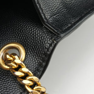 Pre-owned Yves Saint Laurent KATE Black Leather 469390 shoulderbag | stylenewstar