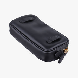 Vintage Miu Miu Logo belt Black leather bum bag/waist bag | stylenewstar