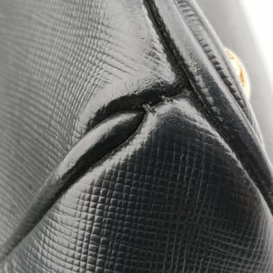 Vintage Prada Galleria Black SAFFIANO Leather BN2274 shoulderbag | stylenewstar