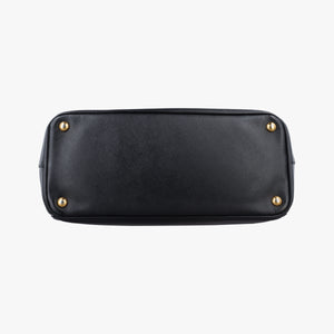 Vintage Prada Galleria Black SAFFIANO Leather BN2274 shoulderbag | stylenewstar