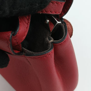 Pre-owned Fendi Micro Peekaboo Red×multi lambskin 8M0355 shoulderbag | stylenewstar