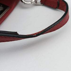 Pre-owned Fendi Micro Peekaboo Red×multi lambskin 8M0355 shoulderbag | stylenewstar