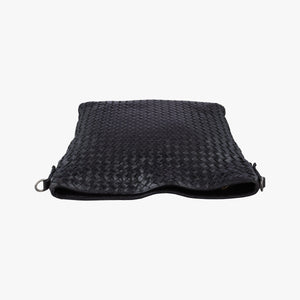 Secondhand Bottega Veneta Intrecciato Black lambskin shoulderbag | stylenewstar