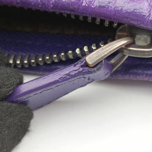 Secondhand Bottega Veneta Intrecciato Purple lambskin shoulderbag | stylenewstar