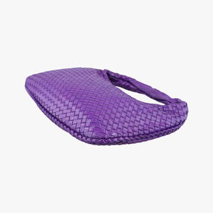 Secondhand Bottega Veneta Intrecciato Purple lambskin shoulderbag | stylenewstar