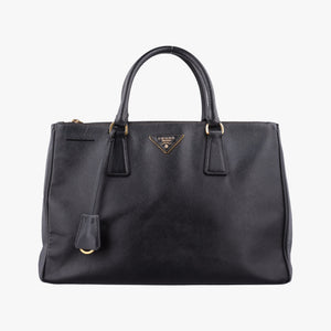 Pre-owned Prada Galleria Black SAFFIANO Leather BN2274 handbag | stylenewstar