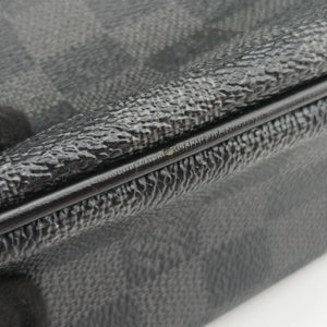 Pre-owned Louis Vuitton DANIEL MM Noir Damier GRAPHITE N58029 shoulderbag | stylenewstar