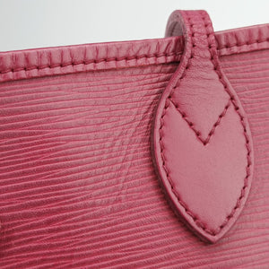 Pre-owned Louis Vuitton Neverfull MM Fuchsia EPI M40882 handbag | stylenewstar