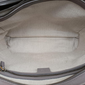 Vintage Gucci horse bit Grey Leather 296900 handbag | stylenewstar