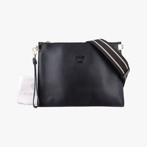 Vintage VERSACE La Medusa Black Leather shoulderbag | stylenewstar