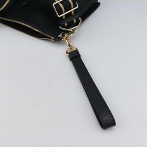 Vintage VERSACE La Medusa Black Leather shoulderbag | stylenewstar