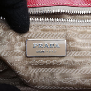 Vintage Prada Tessuto pocket Multicolour Cloth×leather shoulderbag | stylenewstar