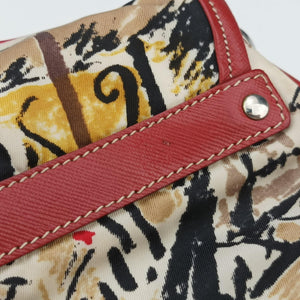 Vintage Prada Tessuto pocket Multicolour Cloth×leather shoulderbag | stylenewstar