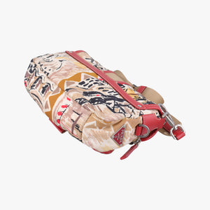 Vintage Prada Tessuto pocket Multicolour Cloth×leather shoulderbag | stylenewstar
