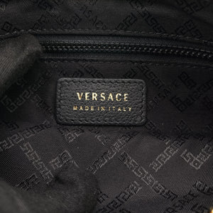 Vintage VERSACE Medusa Black Leather clutchbag | stylenewstar
