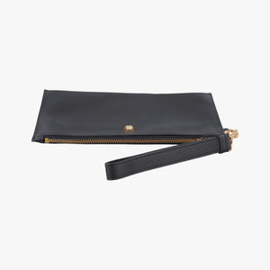 Vintage VERSACE Medusa Black Leather clutchbag | stylenewstar