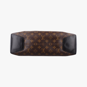 Pre-owned Louis Vuitton TORRES Brown×black Monogram Macassar×calf leather M40387 shoulderbag | stylenewstar