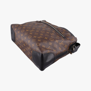 Pre-owned Louis Vuitton TORRES Brown×black Monogram Macassar×calf leather M40387 shoulderbag | stylenewstar
