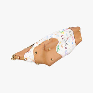 Pre-owned Louis Vuitton JUDY MM white Monogram Multicolor M40255 shoulderbag | stylenewstar