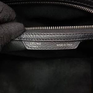 Secondhand Celine Luggage Mini Shopper Black Leather handbag | stylenewstar